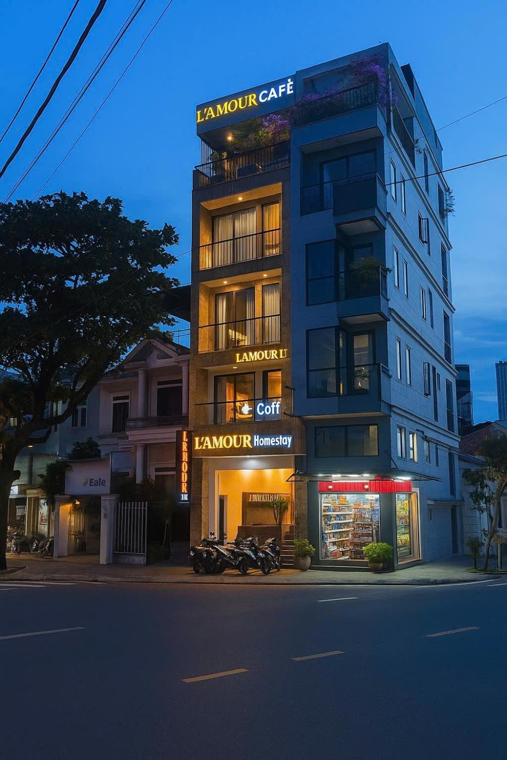 L’amour homestay n cafe Thon Kim Long Exterior foto